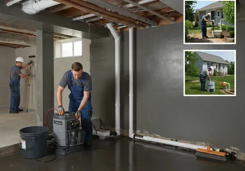 Basement Waterproofing and Flood Prevention process in McMechen, WV